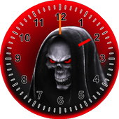 Skull Clock Widget 3.0