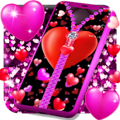 Heart zipper lock screen 4.7