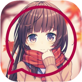 Anime Messenger: Kawaii Anime SMS Theme 1.1