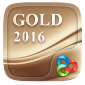 Gold GO Launcher Theme v1.0