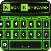 Green Neon Keyboard Themes 2.3