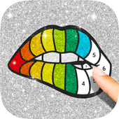 Glitter Color By Number - Glitter Number Coloring 2.0