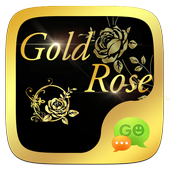 (FREE) GO SMS GOLD ROSE THEME 3.3.1