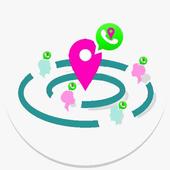 Find nearby Friend in whatsapp 1.0