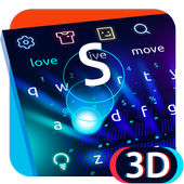 3D Colorful Hologram Keyboard 10103