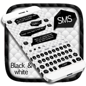 SMS Black White Keyboard 10001008