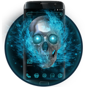 Blue Flaming Skull Theme 1.1.4